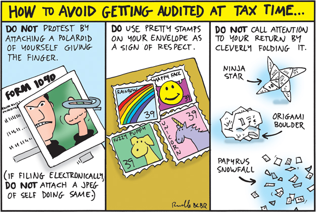 tax return comic cartoon