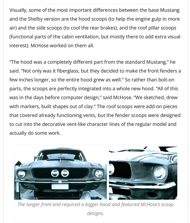 charlie McHose Shelby mustang GT-40